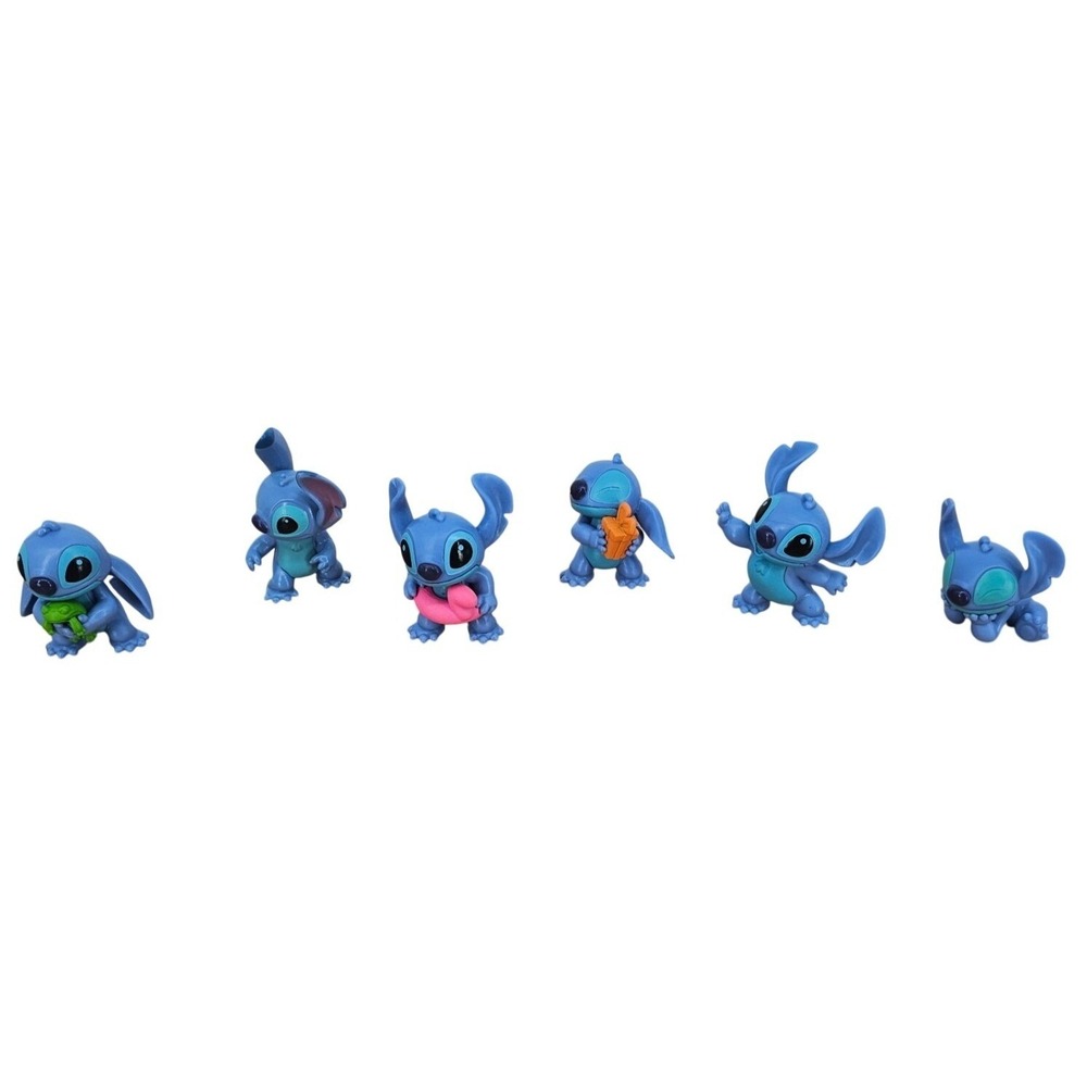 Disney Stitch Mini Figures Greenbrier Set of 6‎ Cute Collectibles Lilo & Stitch
